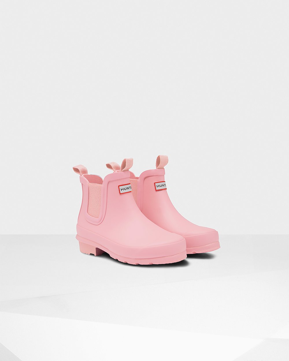 Botas Chelsea Original Big Hunter Niños - Rosas - 701592ETY